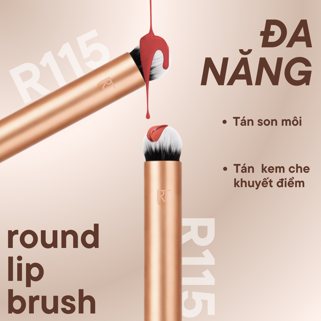  Cọ Môi Đầu Tròn RT Real Techniques Round Lip Brush R115